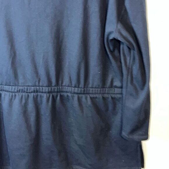 Liz Claiborne Mock Neck Sweatshirt Women’s Size 2X Black Toggle Long Sleeve NEW - Picture 9 of 9